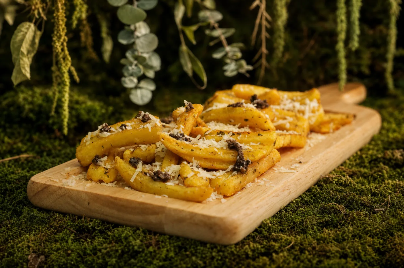 Truffle fries with parmesan
